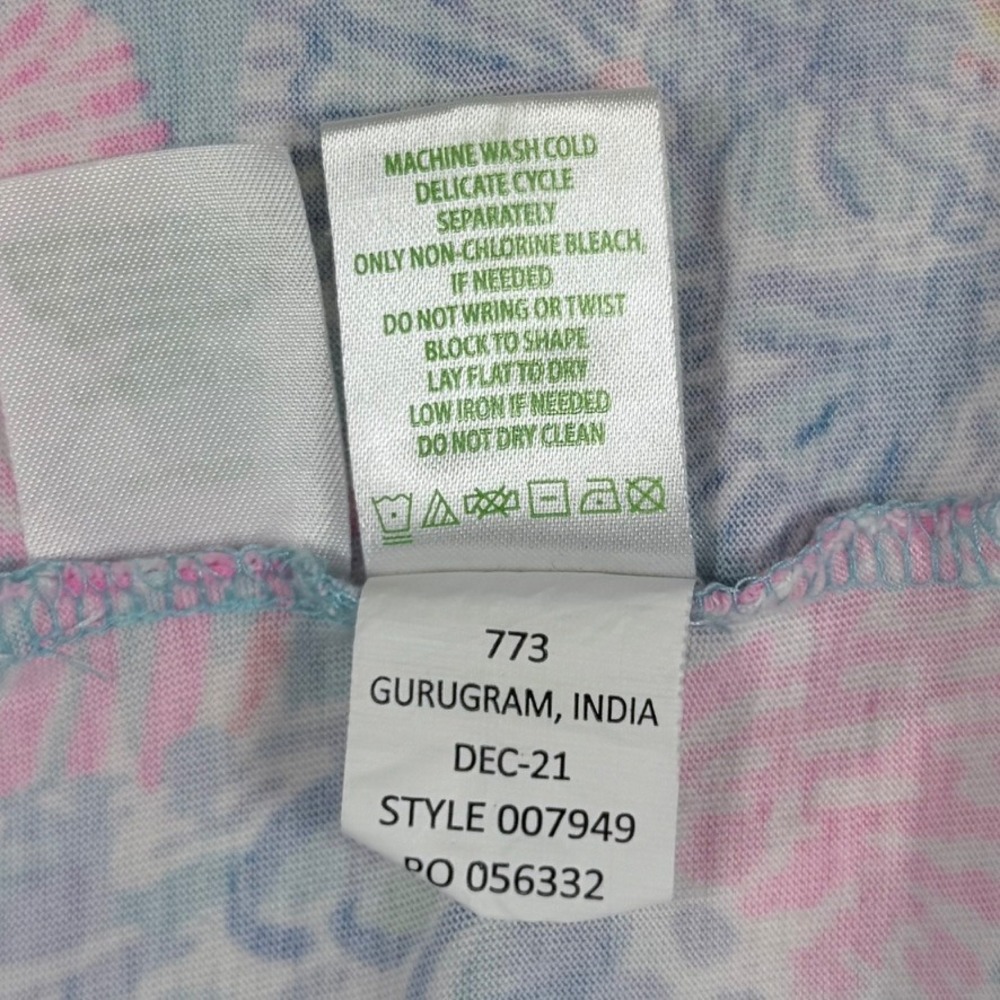 Lilly Pulitzer Geanna Swing Midi Dress XXL Tiered Lagenlook Colorful Coastal - Picture 5 of 11